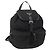 Zaino PRADA in nylon nero argento Auth YKZ1112