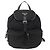 Zaino PRADA in nylon nero argento Auth YKZ1112 - vista 13