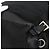Zaino PRADA in nylon nero argento Auth YKZ1112 - vista 17