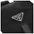 Zaino PRADA in nylon nero argento Auth YKZ1112 - vista 20