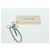 PORTACHIAVI A FORMA DI LV LOUIS VUITTON metallo tono argento MP2619 LV Auth BAZ740M - vista 12