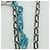 PORTACHIAVI A FORMA DI LV LOUIS VUITTON metallo tono argento MP2619 LV Auth BAZ740M - vista 14