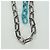 PORTACHIAVI A FORMA DI LV LOUIS VUITTON metallo tono argento MP2619 LV Auth BAZ740M - vista 3