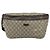 Borsa a tracolla GUCCI GG Supreme in PVC Beige Oro 211110 Auth AMZ560 - vista 13