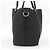 Borsa Tote GG Canvas Gucci Outlet Nera Argento 265695 Auth AMZ157 Nero - vista 3