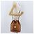 Borsa a corda Vicetos Logogram MCM in pelle PVC marrone e oro Auth AMZ492 D'oro - vista 21