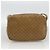 Céline Borsa a mano in tela Macadam CELINE PVC 2 pezzi Marrone Beige Auth ka3848 - vista 12