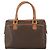 Céline Borsa a mano in tela Macadam CELINE PVC 2 pezzi Marrone Beige Auth ka3848 - vista 3