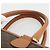 Céline Borsa a mano in tela Macadam CELINE PVC 2 pezzi Marrone Beige Auth ka3848 - vista 6