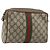 GUCCI GG Supreme Web Sherry Line Clutch Bag PVC Beige Oro 89 01 012 Auth YKZ156