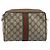 GUCCI GG Supreme Web Sherry Line Clutch Bag PVC Beige Oro 89 01 012 Auth YKZ156 - vista 13