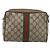 GUCCI GG Supreme Web Sherry Line Clutch Bag PVC Beige Oro 89 01 012 Auth YKZ156 - vista 2