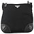 Borsa a Spalla PRADA Nylon Nero Argento Auth YKZ1103 - vista 13