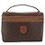 Céline Borsa a mano in tela Macadam CELINE in pelle PVC marrone oro Auth BAZ799 D'oro - vista 13