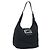 FENDI Handtasche aus schwarzem Nylon mit Silber authentisch YKZ062