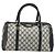 Borsa a Mano GUCCI GG Supreme PVC Blu Navy Oro Auth YKZ165 D'oro - vista 13