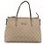 Gucci Borsa Tote GG Supreme in PVC beige e oro 353440 Auth YKZ112 D'oro - vista 13