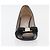 Salvatore Ferragamo Vara Pumps con Fiocco in Pelle Nera Auth 174627A - vista 11