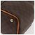 Céline Borsa a spalla circolare in tela Macadam CELINE in pelle PVC marrone e oro Auth BAZ708 D'oro - vista 14