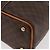 Céline Borsa a spalla circolare in tela Macadam CELINE in pelle PVC marrone e oro Auth BAZ708 D'oro - vista 16