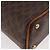 Céline Borsa a spalla circolare in tela Macadam CELINE in pelle PVC marrone e oro Auth BAZ708 D'oro - vista 9