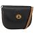 Christian Dior Schultertasche aus Leder Schwarz Gold Auth ka3839A Golden
