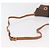 Céline Bolsa de ombro circular em lona Macadam CELINE em couro PVC marrom e dourado Auth BAZ798 - vista 7
