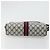 Gucci Borsa GG Supreme Sherry Line in PVC Blu Navy Oro Rosso 98 02 005 Auth INZ032 D'oro - vista 5