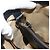 Bulgari Borsa a mano BVLGARI in pelle nera e oro Auth hk3605 Nero D'oro - vista 11