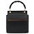 Borsa a mano in pelle Gucci Bamboo nera e oro 000 1014 1888 Auth INZ098 Nero D'oro - vista 13