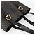 Céline Borsa tote in tela Macadam CELINE in pelle PVC nera e oro Auth YKZ1148 Nero D'oro - vista 6