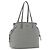 Borsa Tote PRADA in nylon grigio oro Auth ka3714A Marrone D'oro
