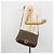 Céline Borsa a spalla circolare in tela Macadam CELINE in pelle PVC marrone oro Auth YKZ1025 D'oro - vista 24