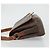 Céline Borsa a spalla circolare in tela Macadam CELINE in pelle PVC marrone oro Auth YKZ1025 D'oro - vista 4