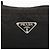Borsa a Spalla PRADA Nylon Nero Argento Autentica YKZ307 - vista 18