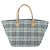 Burberry Nova Check Blue Label Handtasche aus Nylon hellblau silber authentisch bs34397 - Ansicht 2