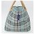 Burberry Nova Check Blue Label Handtasche aus Nylon hellblau silber authentisch bs34397 - Ansicht 4