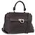 Salvatore Ferragamo Borsa Sofia Gancini in pelle 2 in 1 Bordeaux Argento Auth ARZ841 Bordò