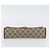 GUCCI GG Supreme Web Sherry Line Clutch Bag PVC Beige Oro 89 01 030 Auth AMZ078 D'oro - vista 6