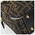 Borsa a mano in tela Zucca FENDI nera e marrone Auth YKZ272 Nero - vista 14