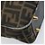Borsa a mano in tela Zucca FENDI nera e marrone Auth YKZ272 Nero - vista 16