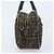 Borsa a mano in tela Zucca FENDI nera e marrone Auth YKZ272 Nero - vista 3