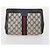 GUCCI GG Supreme Plus Borsa Clutch Sherry Line PVC 3 Set Nero Beige Auth 166799 - vista 14