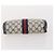 GUCCI GG Supreme Plus Borsa Clutch Sherry Line PVC 3 Set Nero Beige Auth 166799 - vista 18