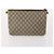 GUCCI GG Supreme Plus Borsa Clutch Sherry Line PVC 3 Set Nero Beige Auth 166799 - vista 9