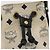 Borsa a spalla MCM Vicetos Logogram PVC Bianco Oro Auth INZ084 D'oro - vista 10