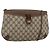 Borsa Sherry Line GG Supreme Web di GUCCI in PVC beige e oro 39 02 026 Auth ka3770 D'oro