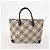 Borsa a mano in tela Burberrys Nova Check Blue Label 4 pezzi marrone beige Auth mr2152 - vista 2