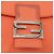 Borsa a Spalla FENDI Mamma Baguette Jersey Arancione Oro Auth am11272A D'oro - vista 18