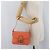 Borsa a Spalla FENDI Mamma Baguette Jersey Arancione Oro Auth am11272A D'oro - vista 25